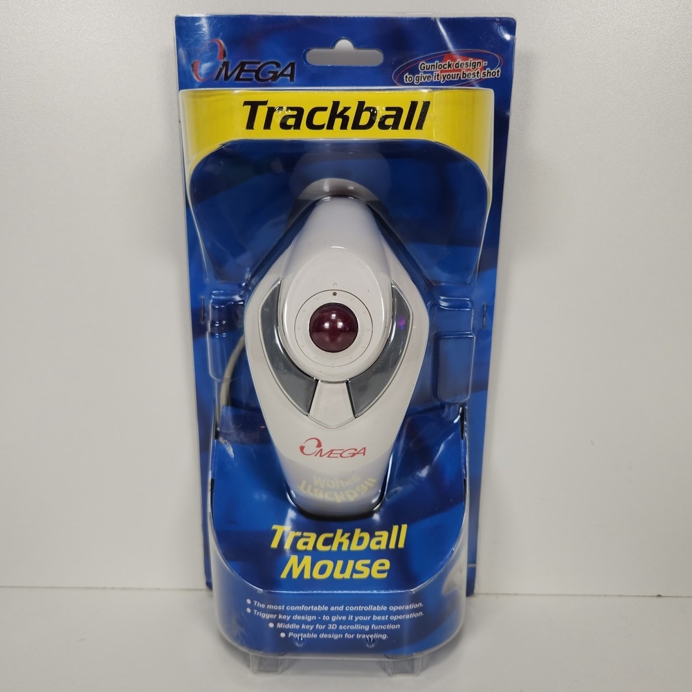 Omega 274262‎ Trackball PS/2 Mouse New in Original Packaging